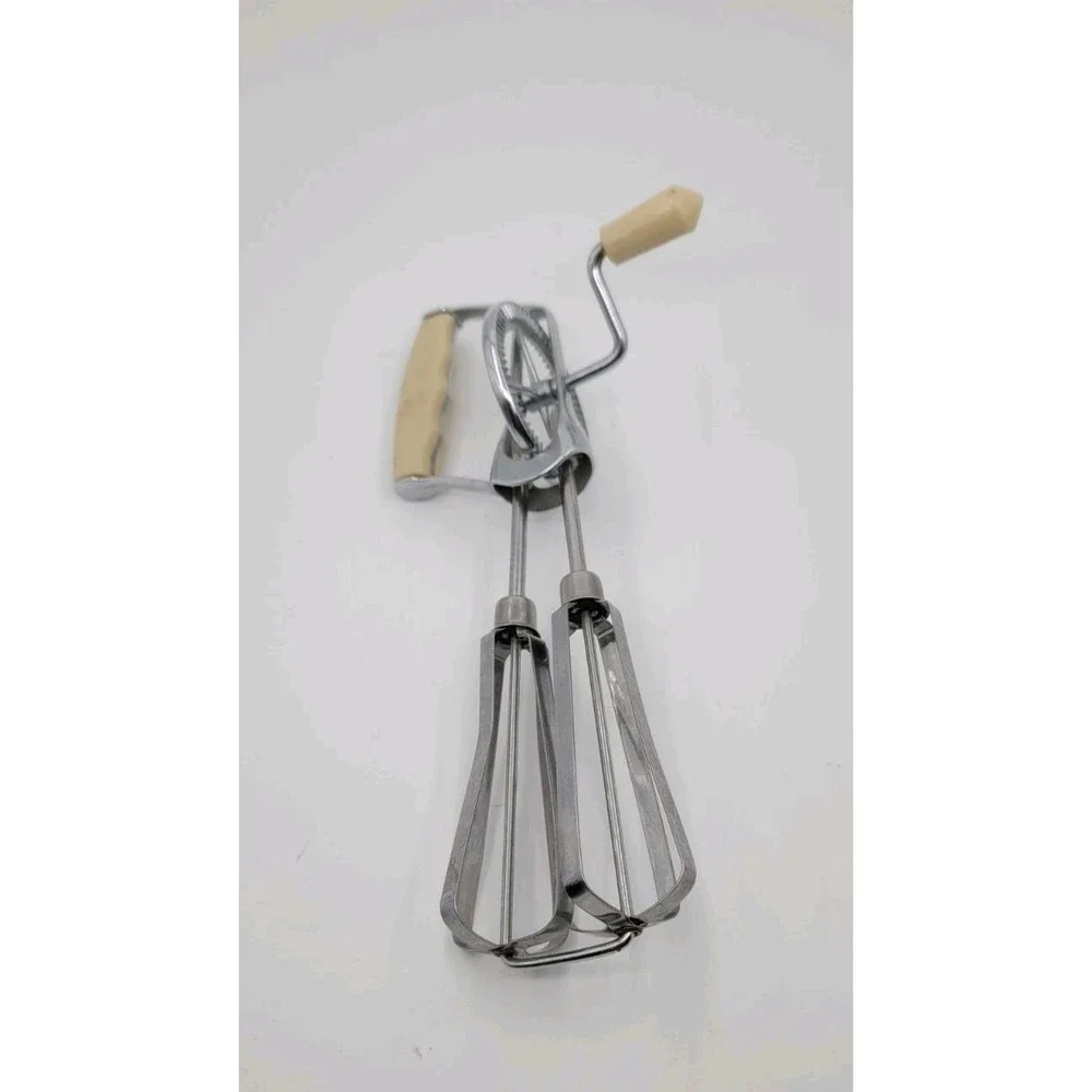 Vintage Hand Mixer‎ Egg Beater BAKELITE Handle Good Cond.